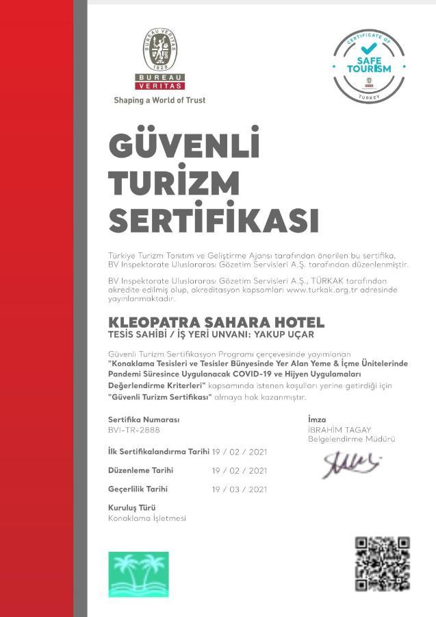 Kleopatra Sahara Hotel Alanya Eksteriør billede